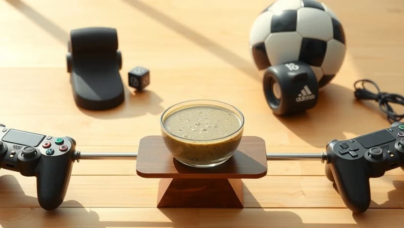 Hur balanserar du spel, sport och underhållning